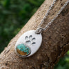 Turquoise Paw Haven Necklace