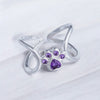 Infinite Love Paw Ring