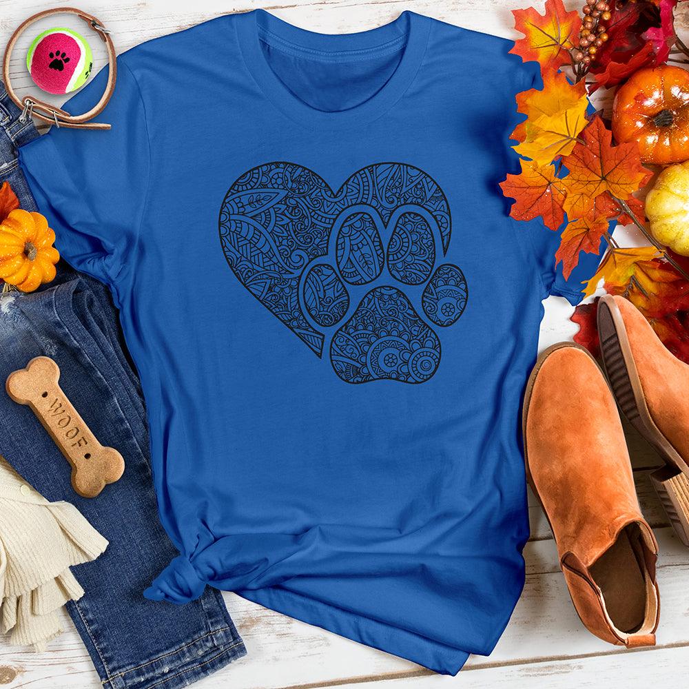 Heart Paw Mandala Tee