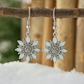 Snowflake Opal Paw Drop Earrings