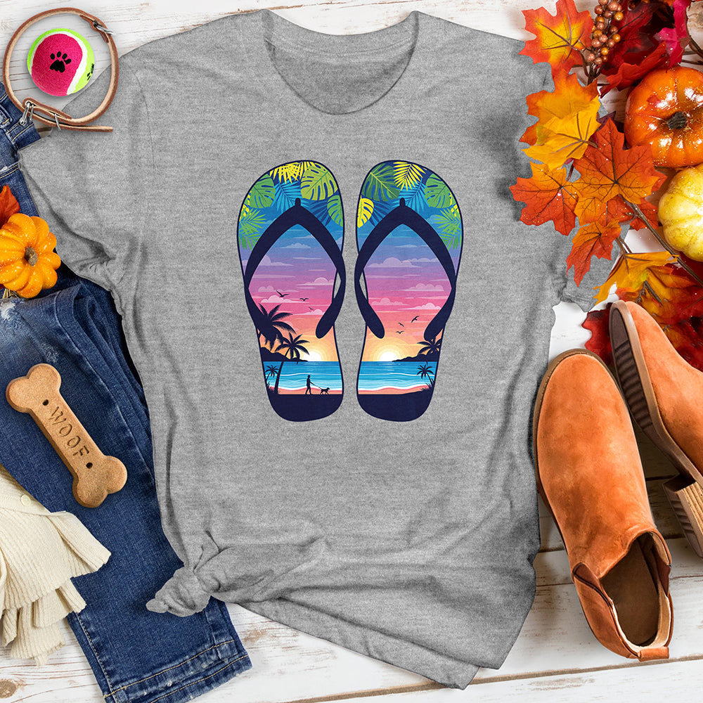 Flip Flops Tropical Tee