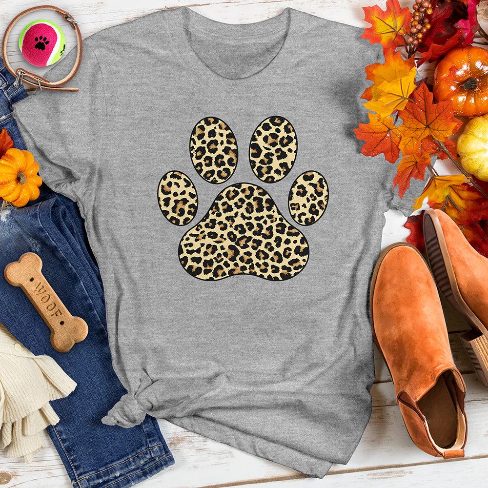 Leopard Paw Print Tee