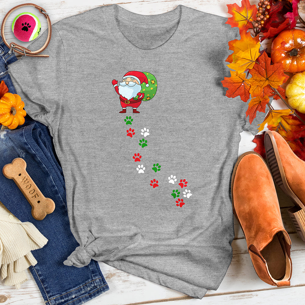Santa Paw Prints Tee