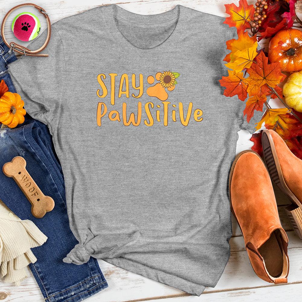 Stay Pawsitive Sunflower Tee