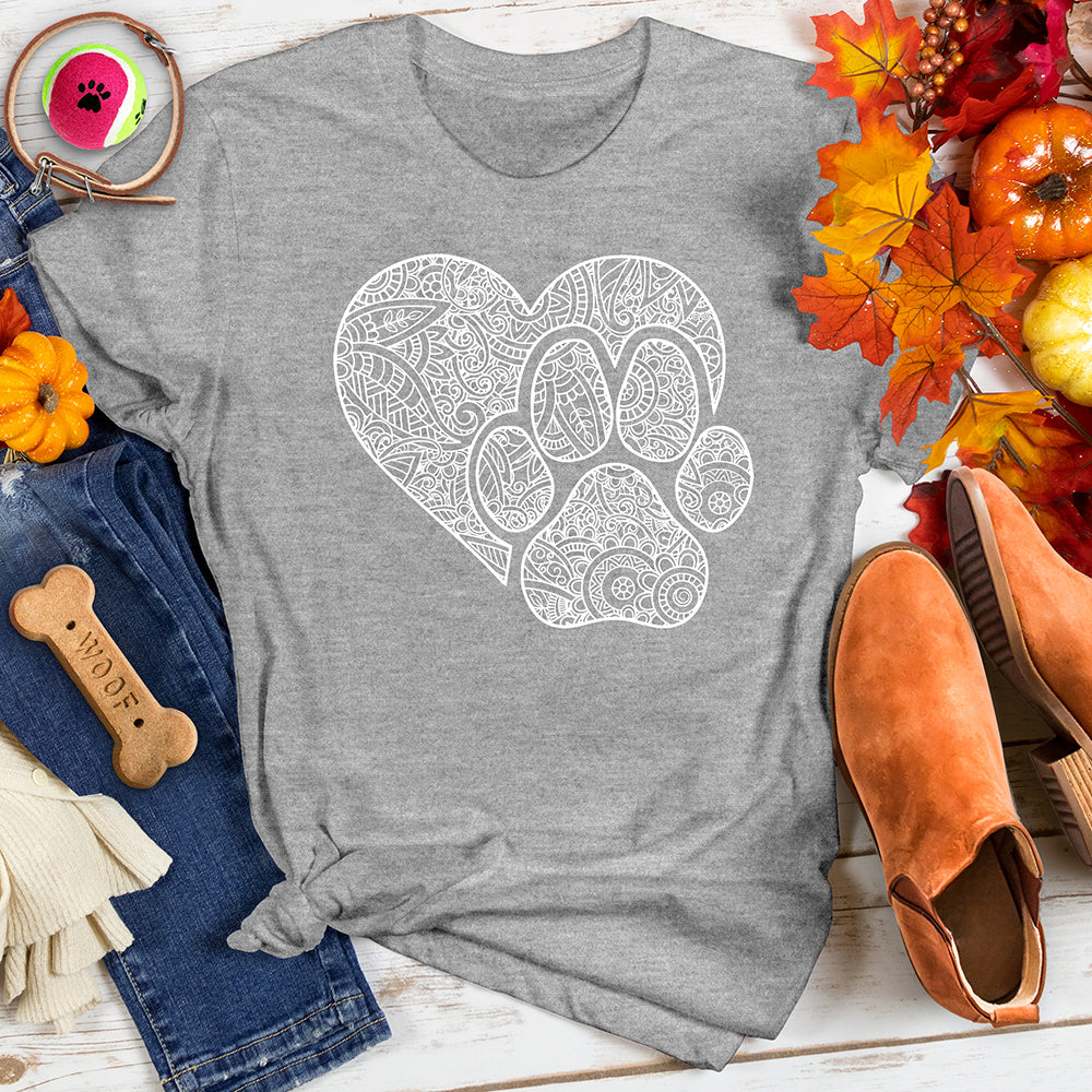 Heart Dog Mandala Tee