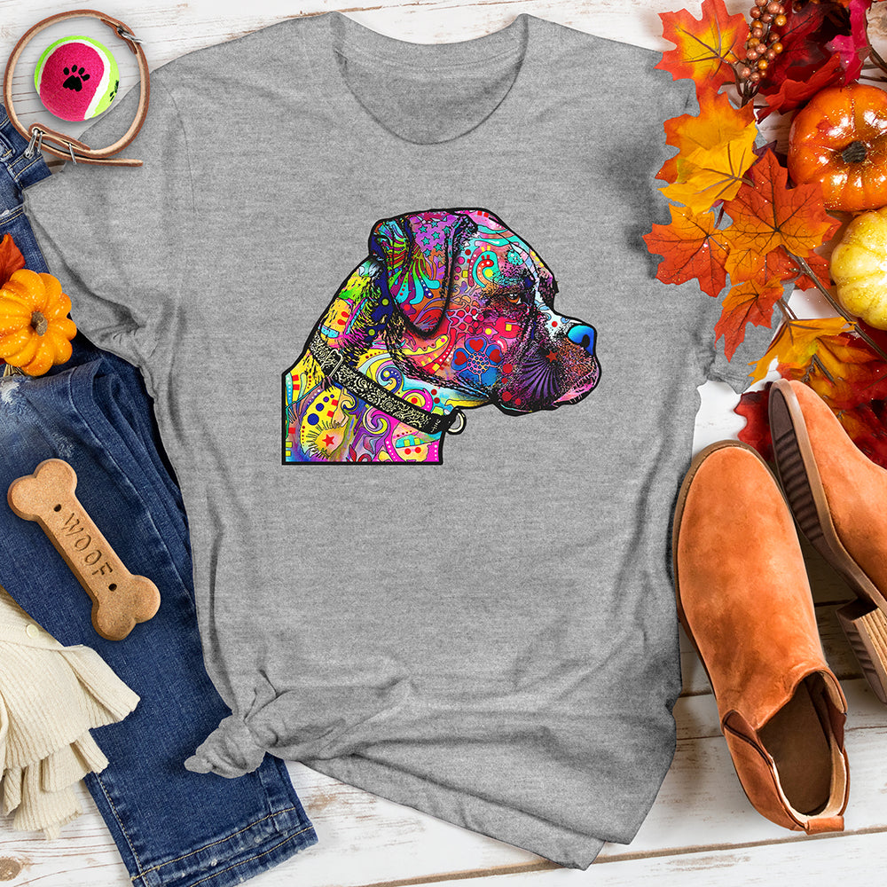 Vibrant Pup Art Tee