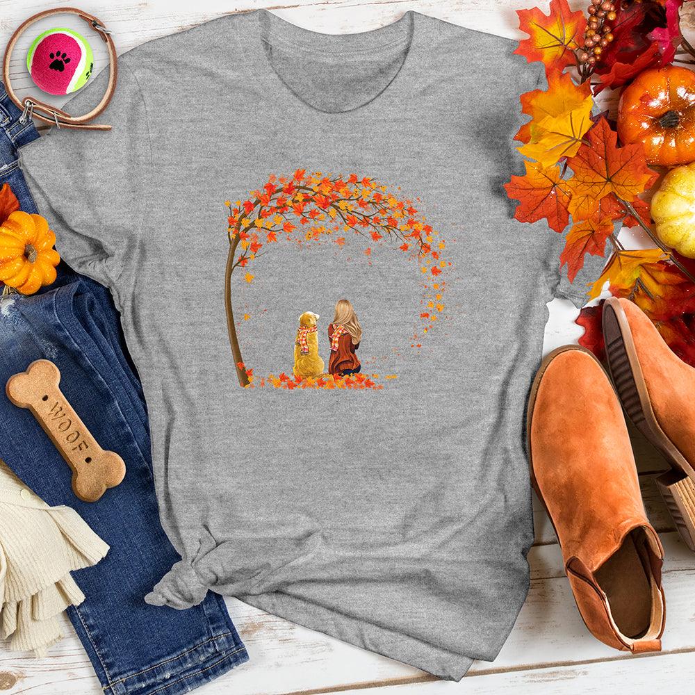 Pumpkin Latte Fall Dog Tee