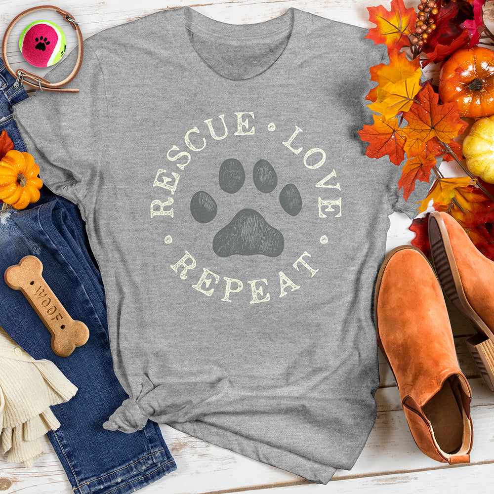 Rescue Love Repeat Tee