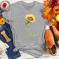 Stay Pawsitive Stem Tee