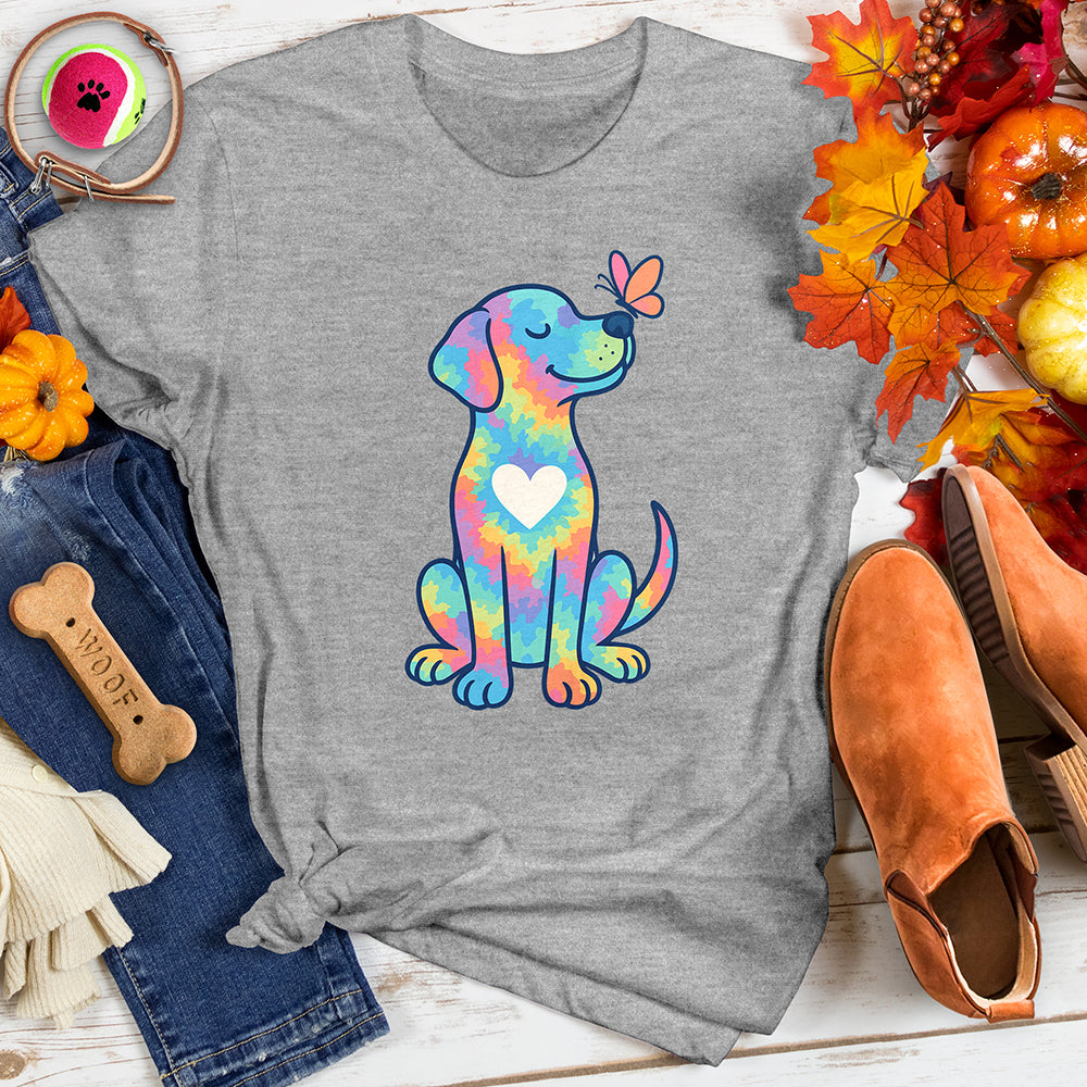 Tie Dye Spring Dog Tee