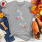 Stay Pawsitive Colorful Trail Tee