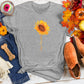 Stay Pawsitive Sunflower Art Tee