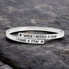 I Found a Paw Twist Bracelet