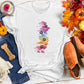 Frosty Colorful Paws Tee