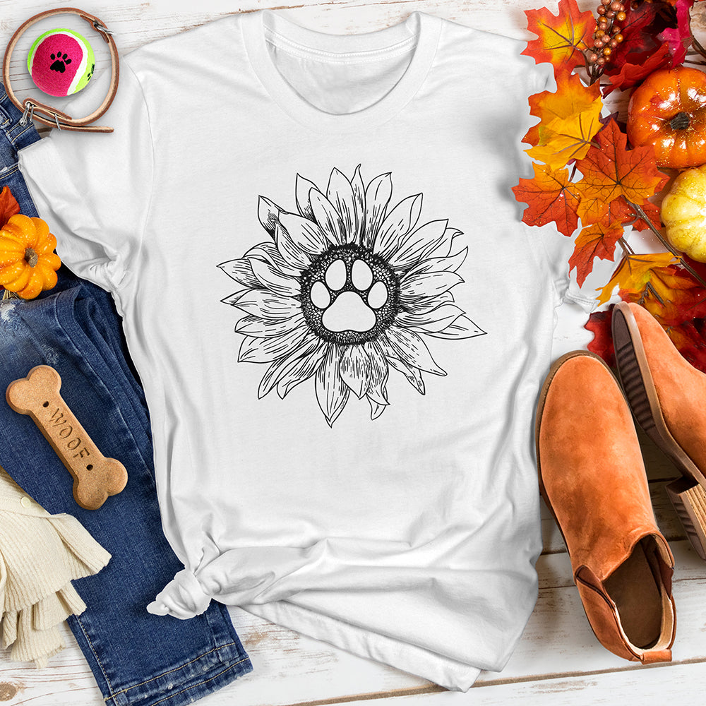 Sunflower Paw Tee