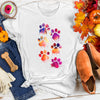 Vibrant Paw Splash Tee