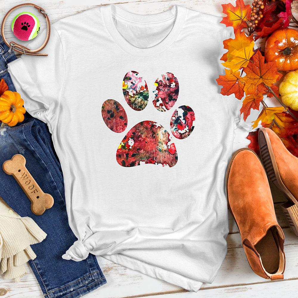 Watercolor Paw Tee