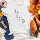 Cheetah Paw Print Path Tee