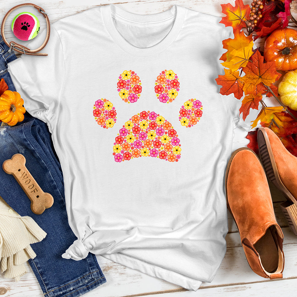 VIvid Floral Paw Tee