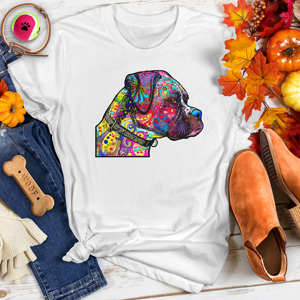 Vibrant Pup Art Tee