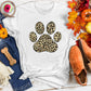 Leopard Paw Print Tee