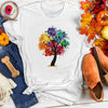 Rainbow Paw Tree Tee