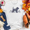 Floral Pup Tee