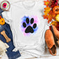 Aurora Paw Splash Tee