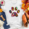 Flower Ornament Paw Tee