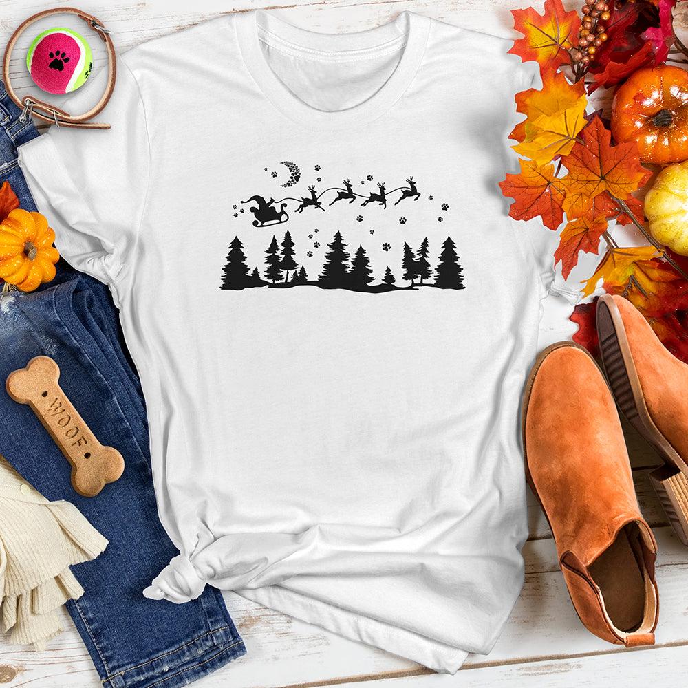 Paw Moon Santa Tee
