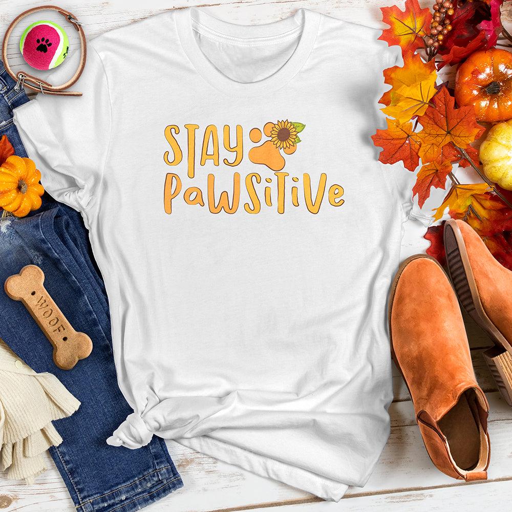 Stay Pawsitive Sunflower Tee