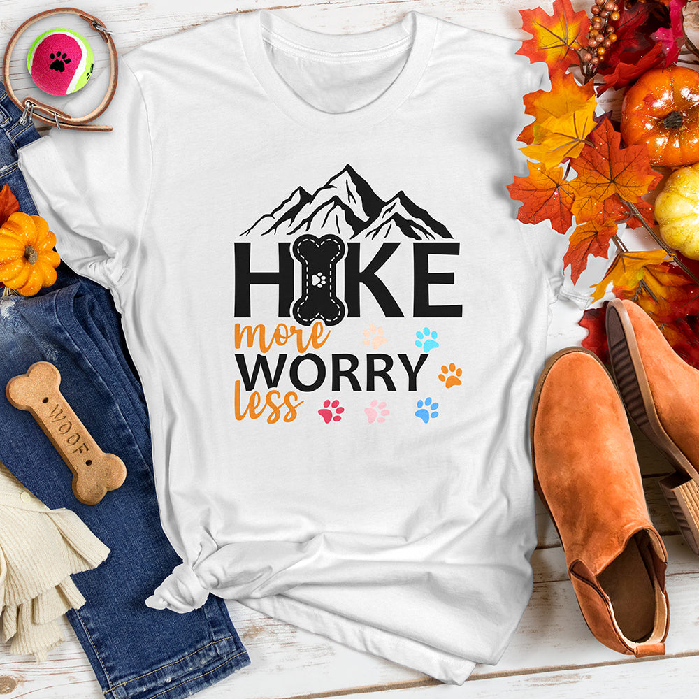 Hike More Worry Less 3 Tee