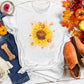 Floating Paws Sunflower Tee