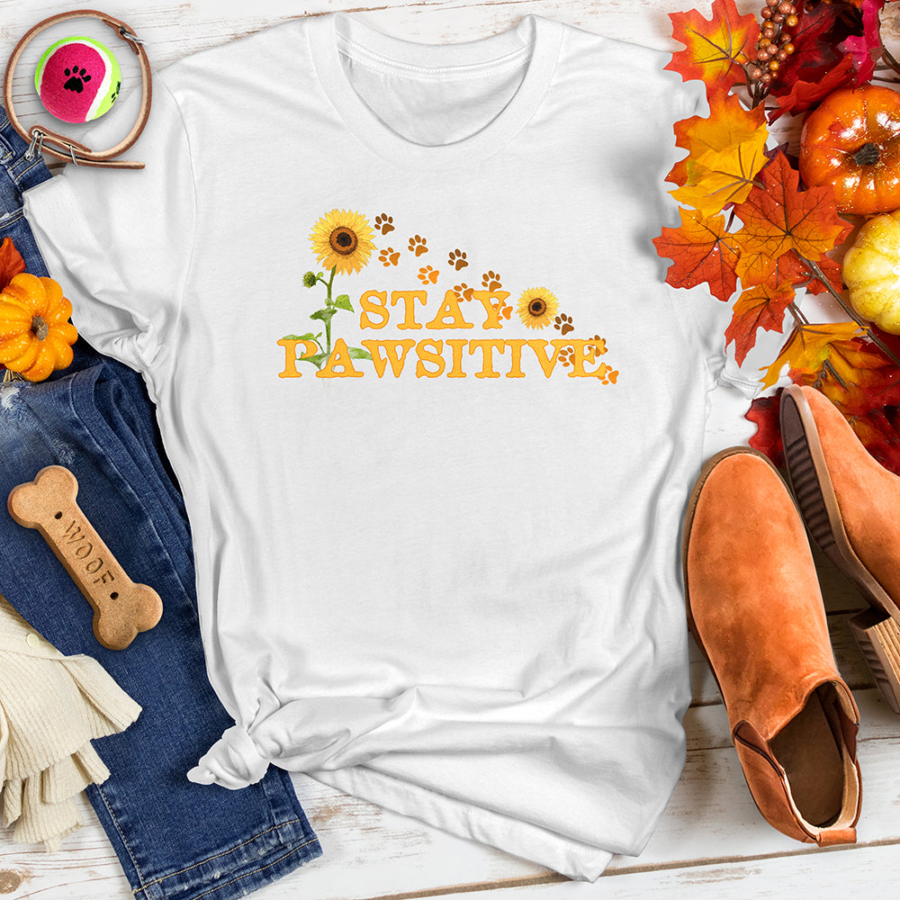 Stay Pawsitive Sunflower Path Tee