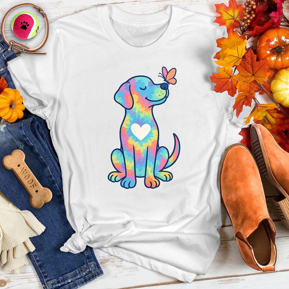 Tie Dye Spring Dog Tee