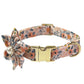 Pearl Flower Patterned Collar & Leash
