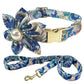 Pearl Flower Patterned Collar & Leash