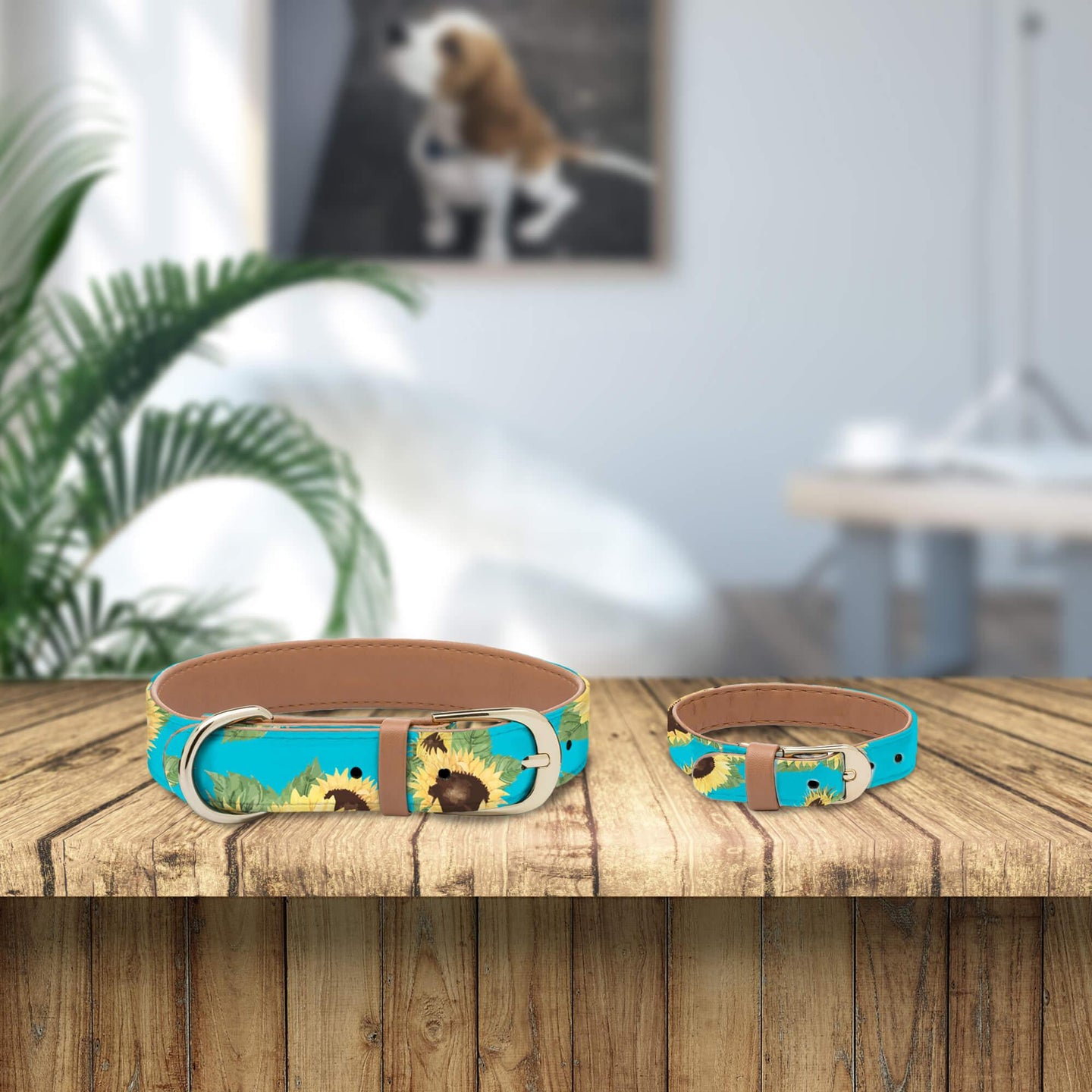 Sunflower Collar and Bracelet Set