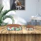 Tropical Flowers Collar and Bracelet Set