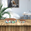 Tropical Flowers Collar and Bracelet Set