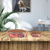 Terracotta Flowers Collar and Bracelet Set