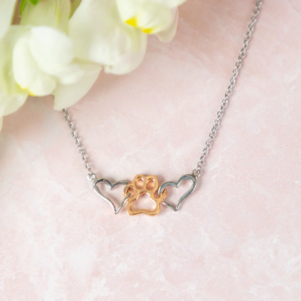 Celestial Pup Pawprint Necklace