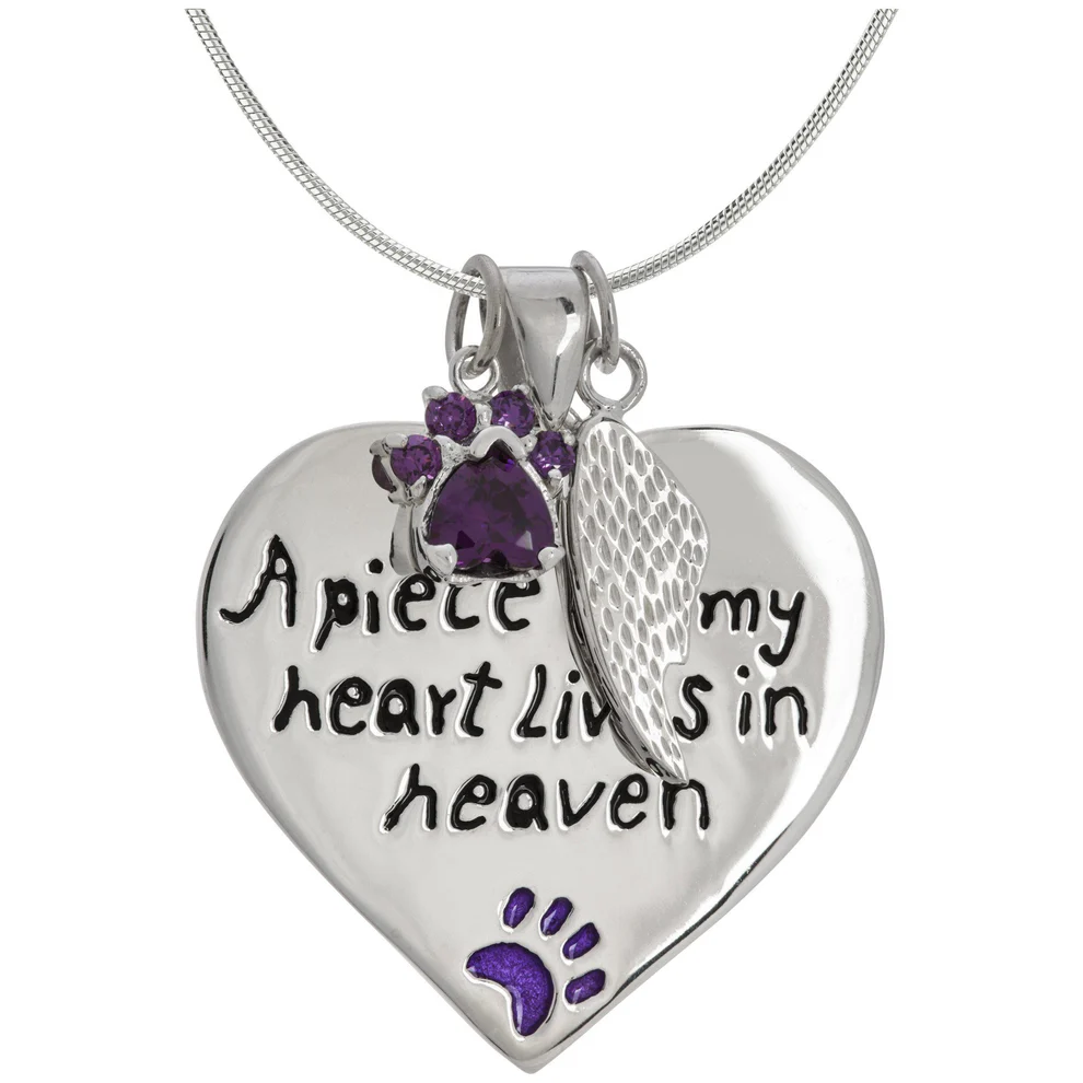 A Piece of My Heart Lives in Heaven Necklace