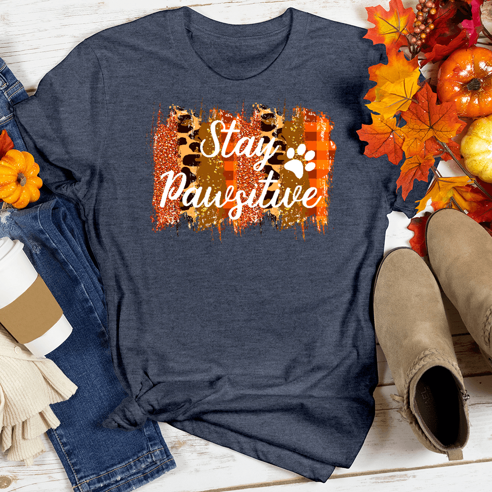 Stay Pawsitive Fall Tee